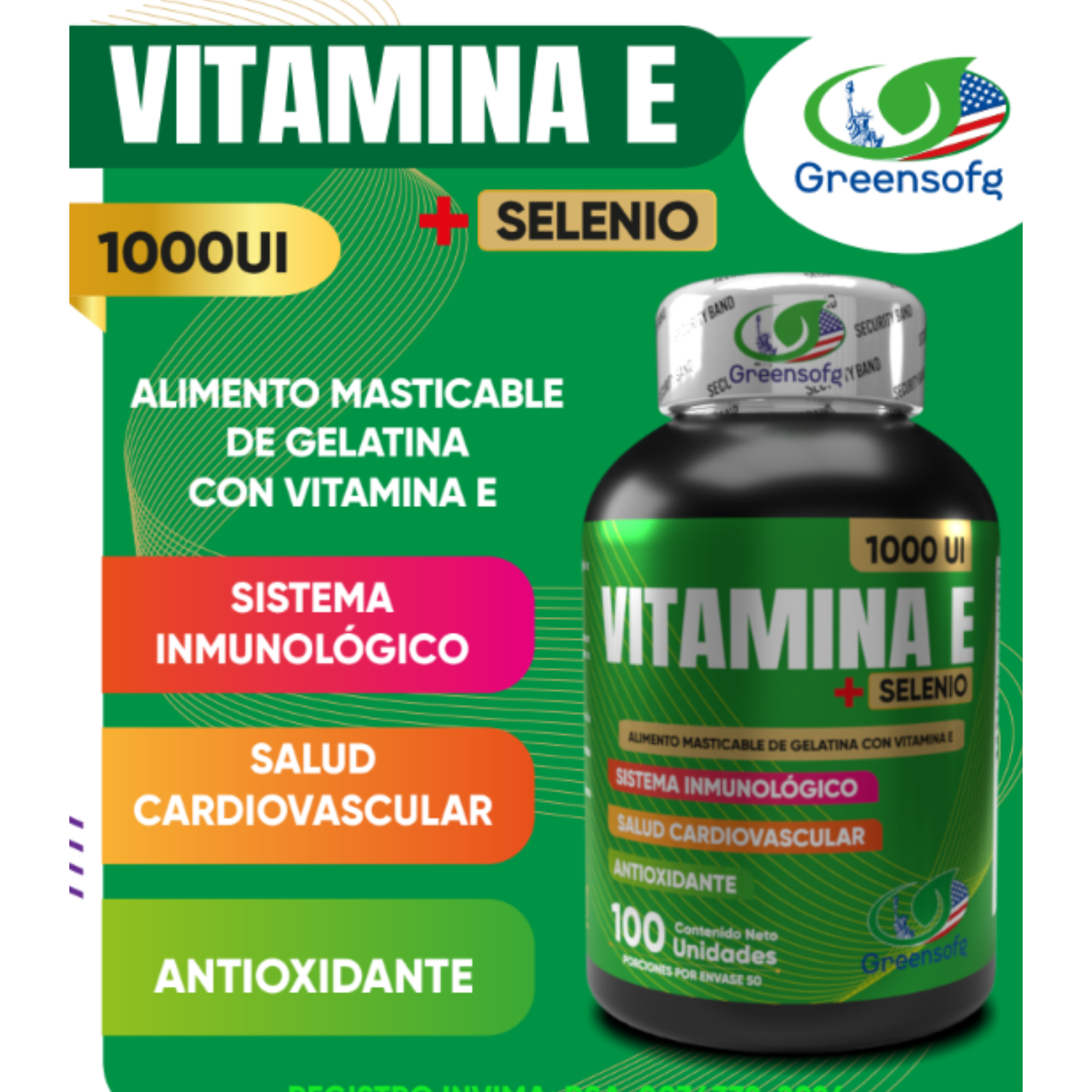 VITAMINA E GOMAZ MASTICABLES 1000UI