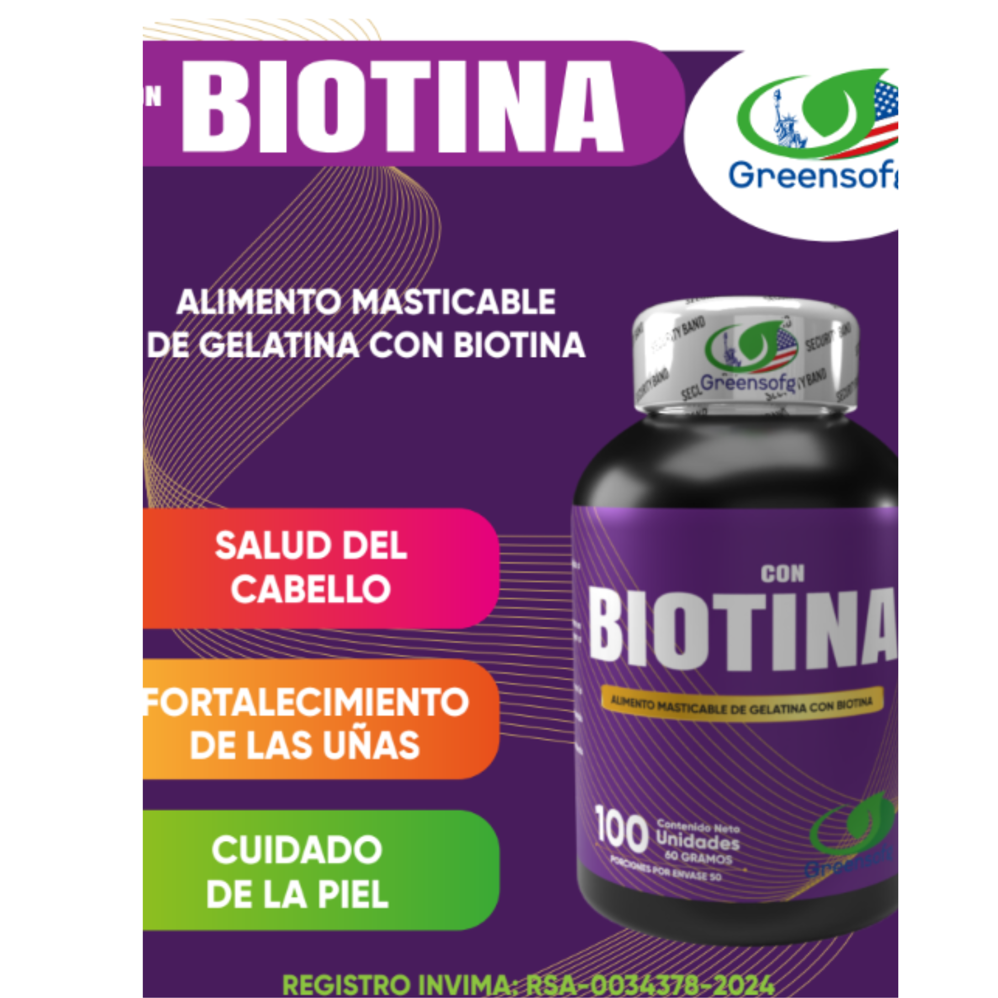 BIOTINA CAPSULA MASTICABLE
