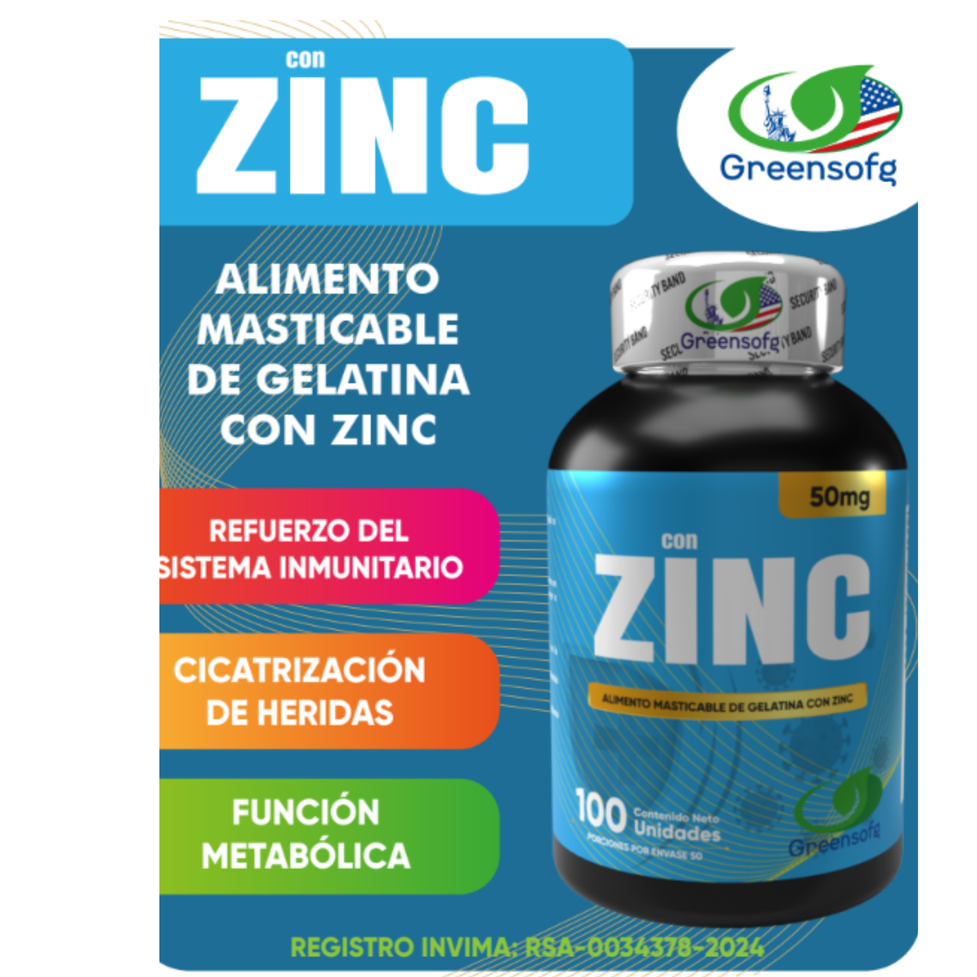 ZINC GREENSOFG
