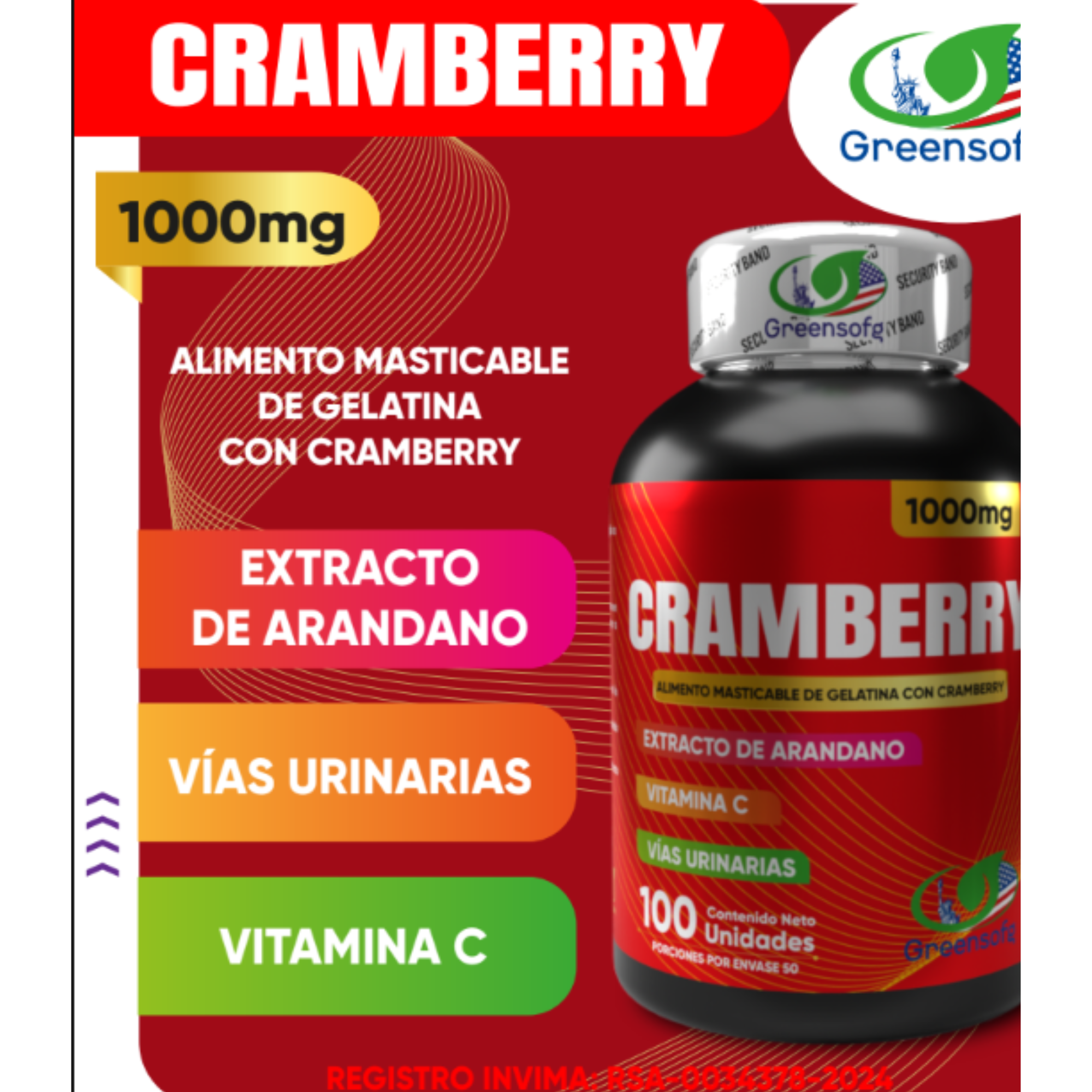 GRAMBERRY 100mg greensofg