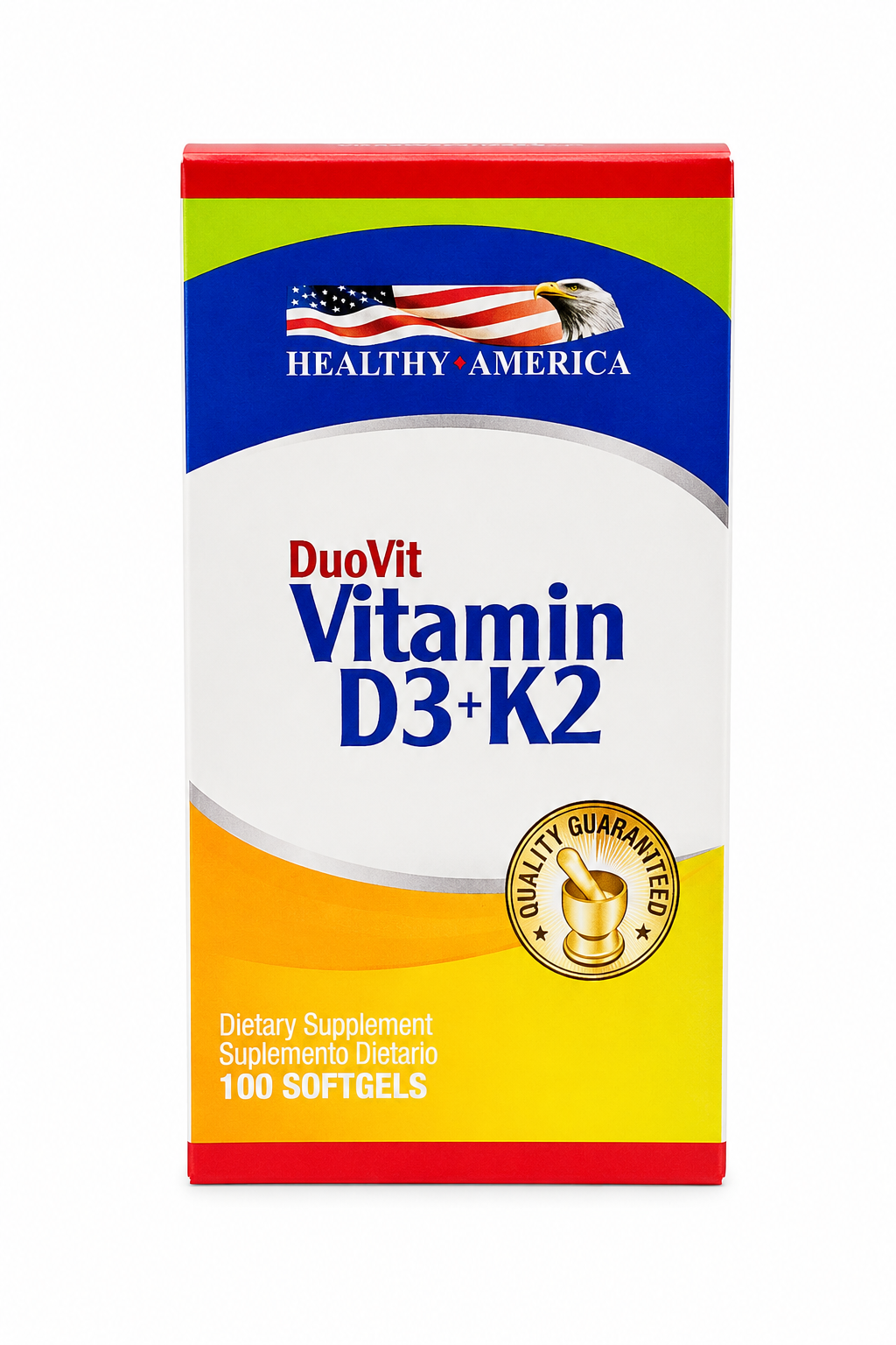 DuoVit Vitamin D3 + K2 – 100 cápsulas blandas
