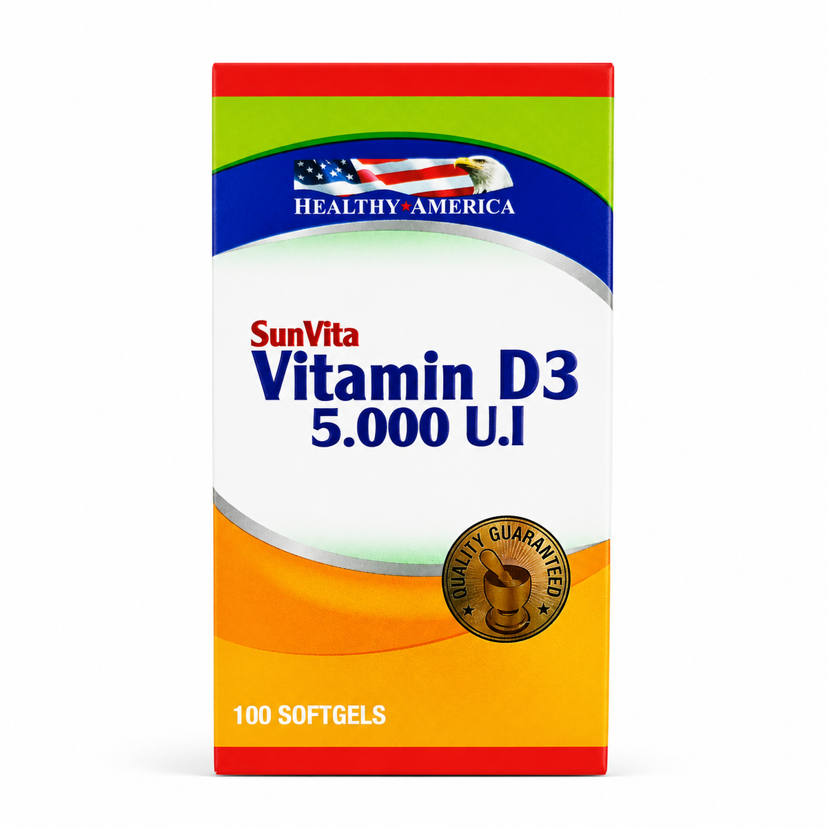 SunVita Vitamin D3 5.000 U.I. 100 cápsulas