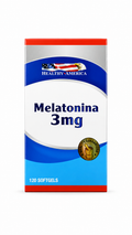Melatonina 3 mg  120 softgels.