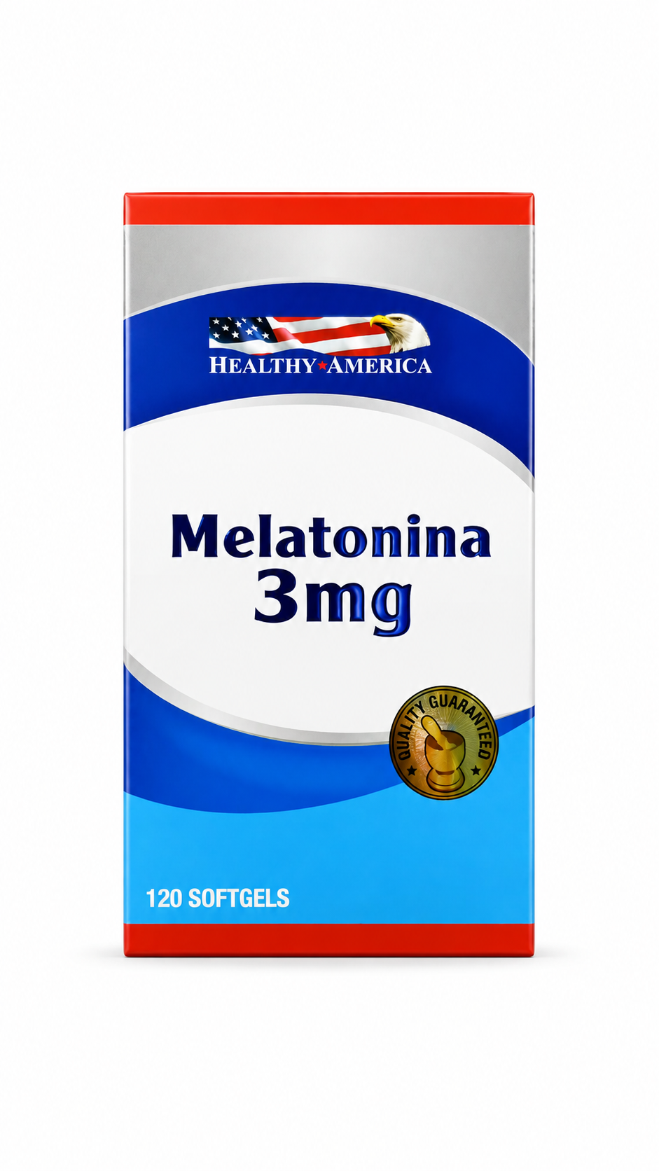Melatonina 3 mg  120 softgels.