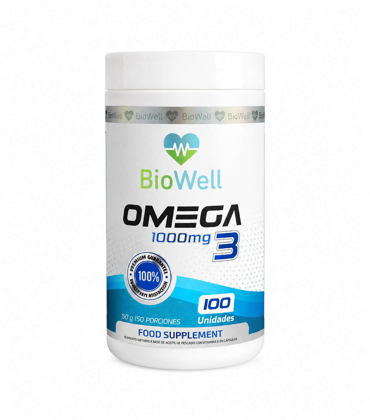 Omega 3 1000 mg 100 cápsulas