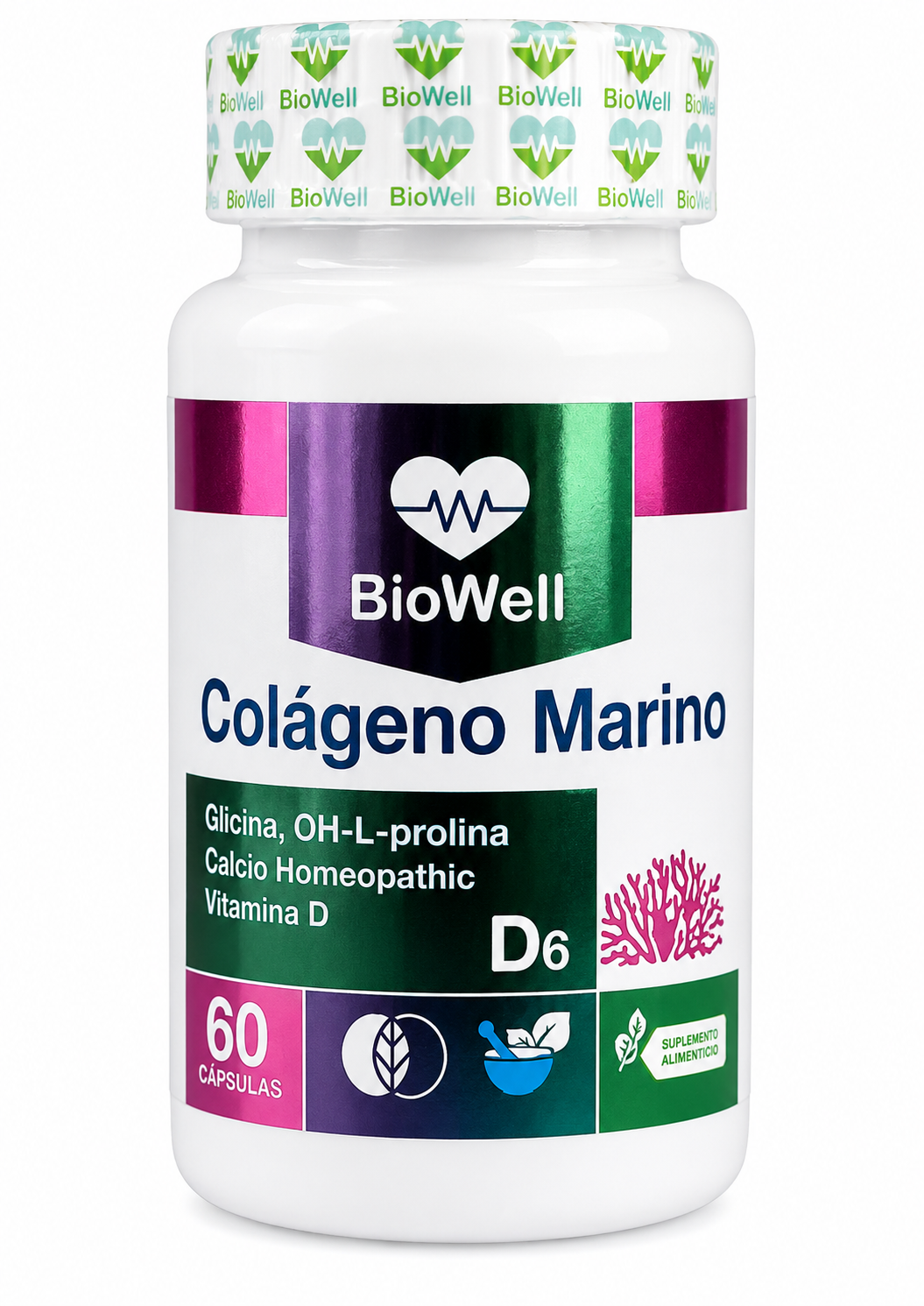 Colágeno Marino D6 60 cápsulas