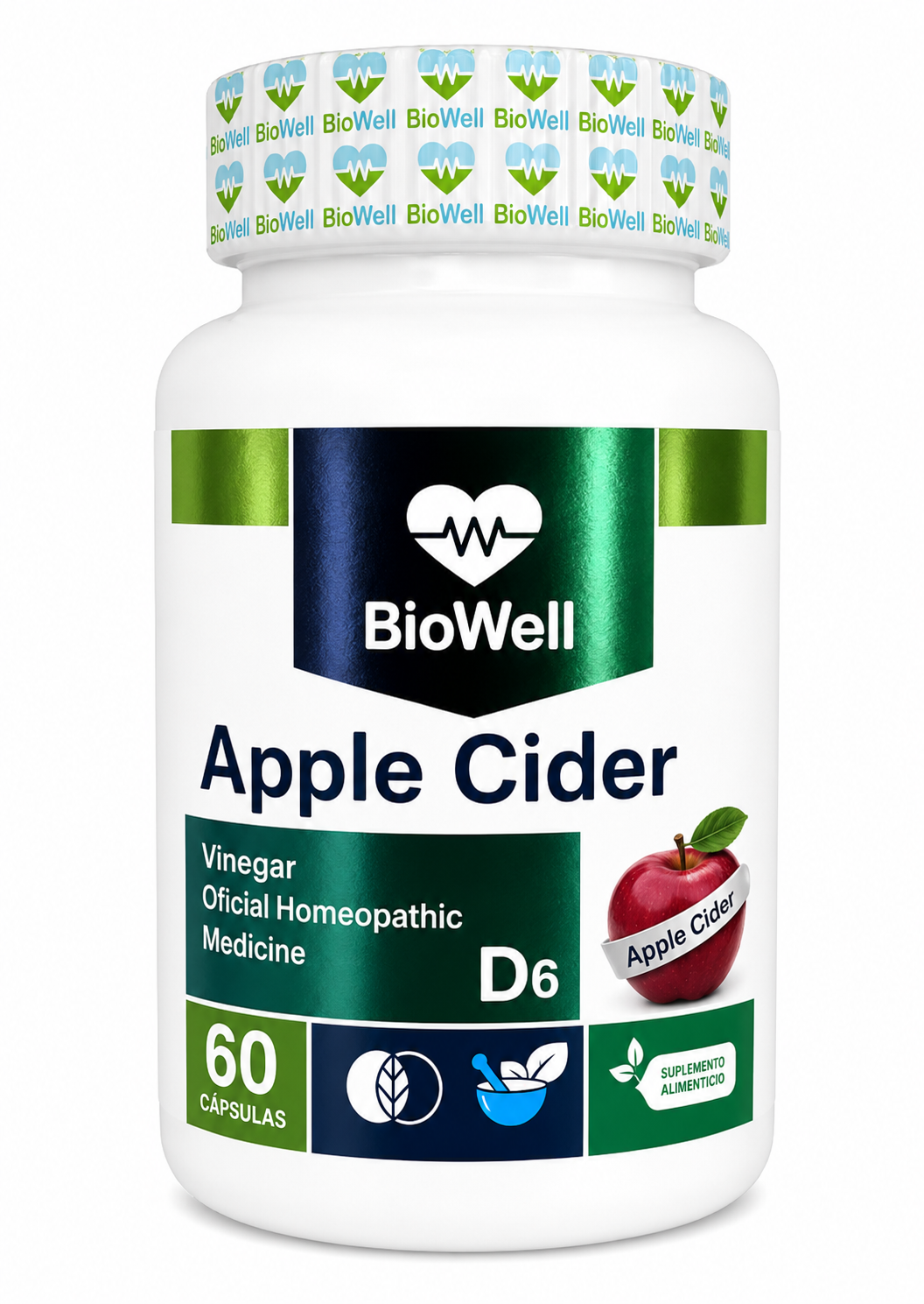 Apple Cider Vinegar D6 60 cápsulas
