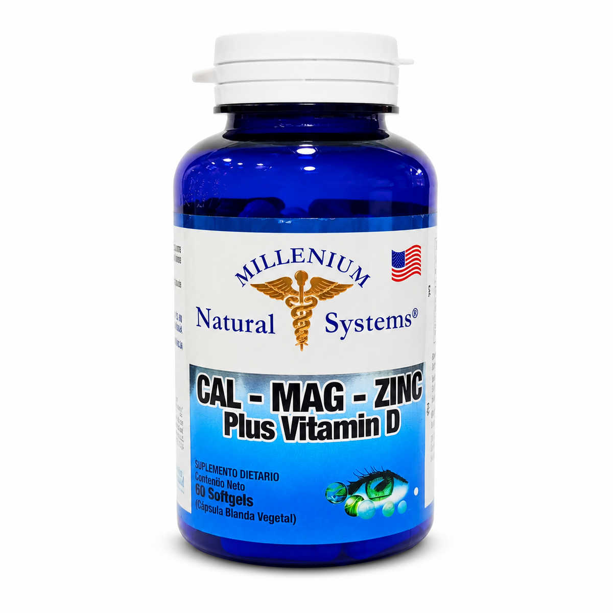 Cal-Mag-Zinc Plus Vitamin D 60 capsulas