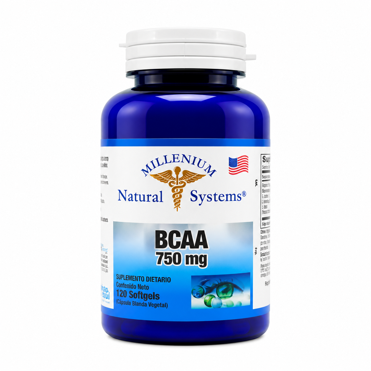 BCAA 750mg 120 softgels