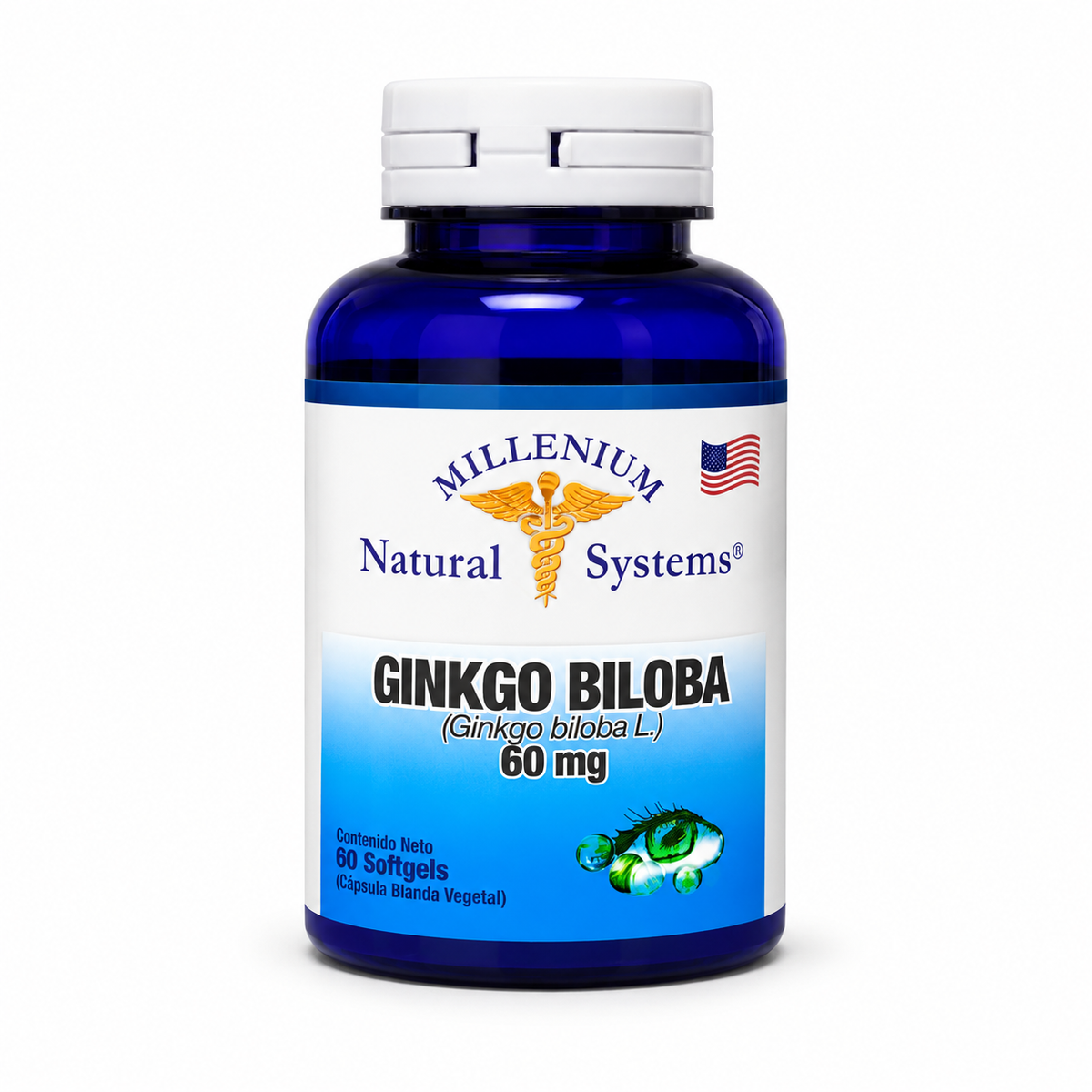 Ginkgo Biloba 60 mg 100 capsulas