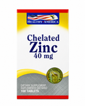 Chelated Zinc 40 mg 100 tabletas
