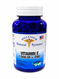 Vitamin E 1000 UI + Zinc 100 capsulas