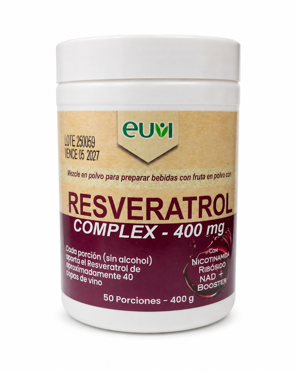 Resveratrol Complex 400 mg 50 porciones