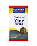 Chelated Zinc 40 mg 30 tabletas