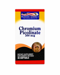 Chromium Picolinate 200 mcg 30 cápsulas blandas