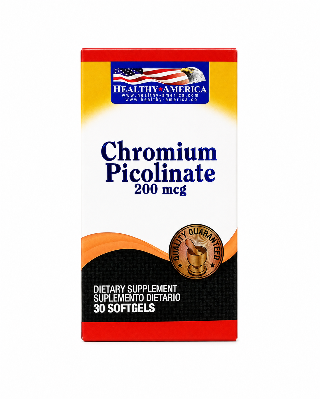 Chromium Picolinate 200 mcg 30 cápsulas blandas