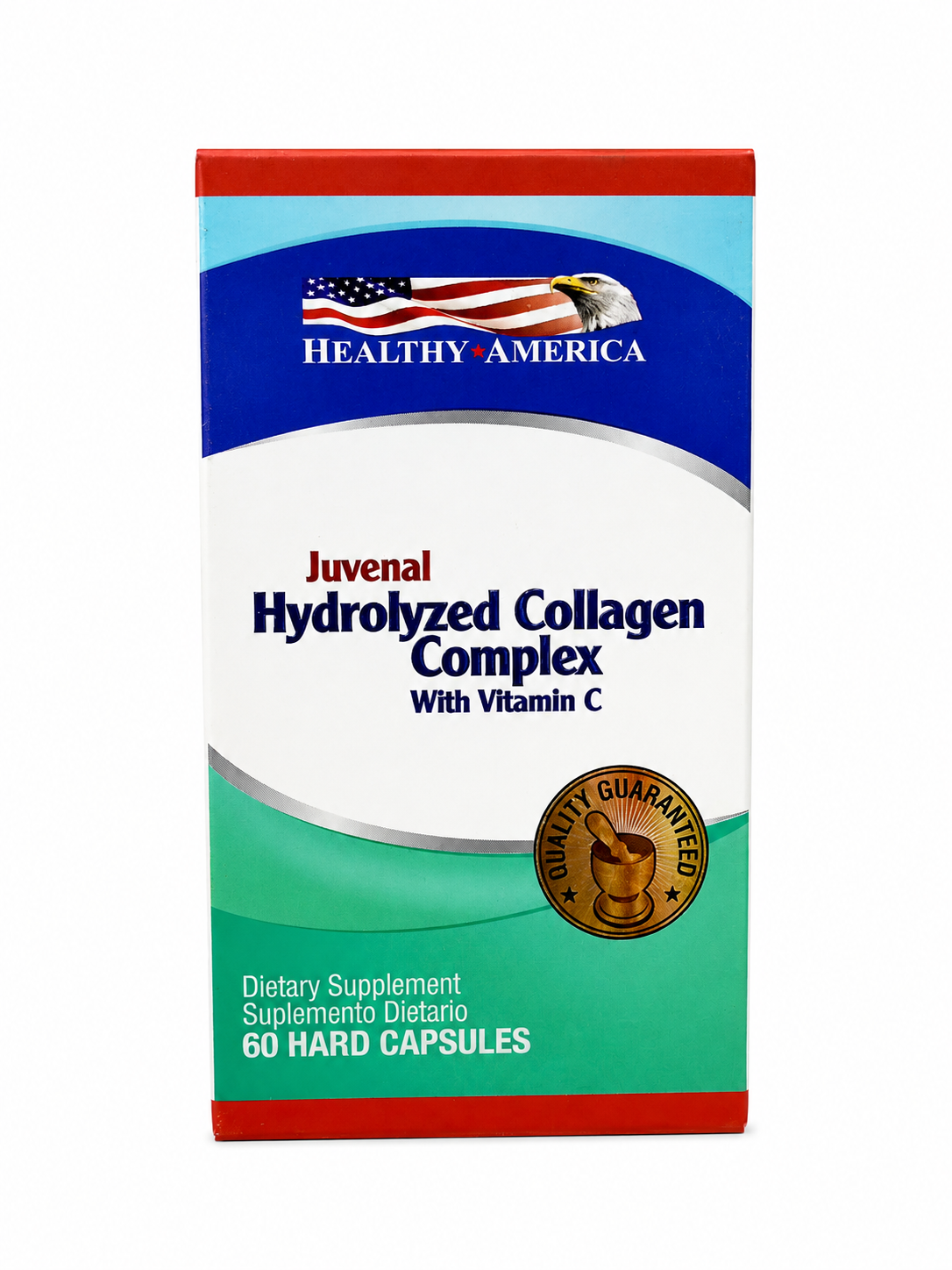Hydrolyzed Collagen Complex with Vitamin C 60 cápsulas duras.