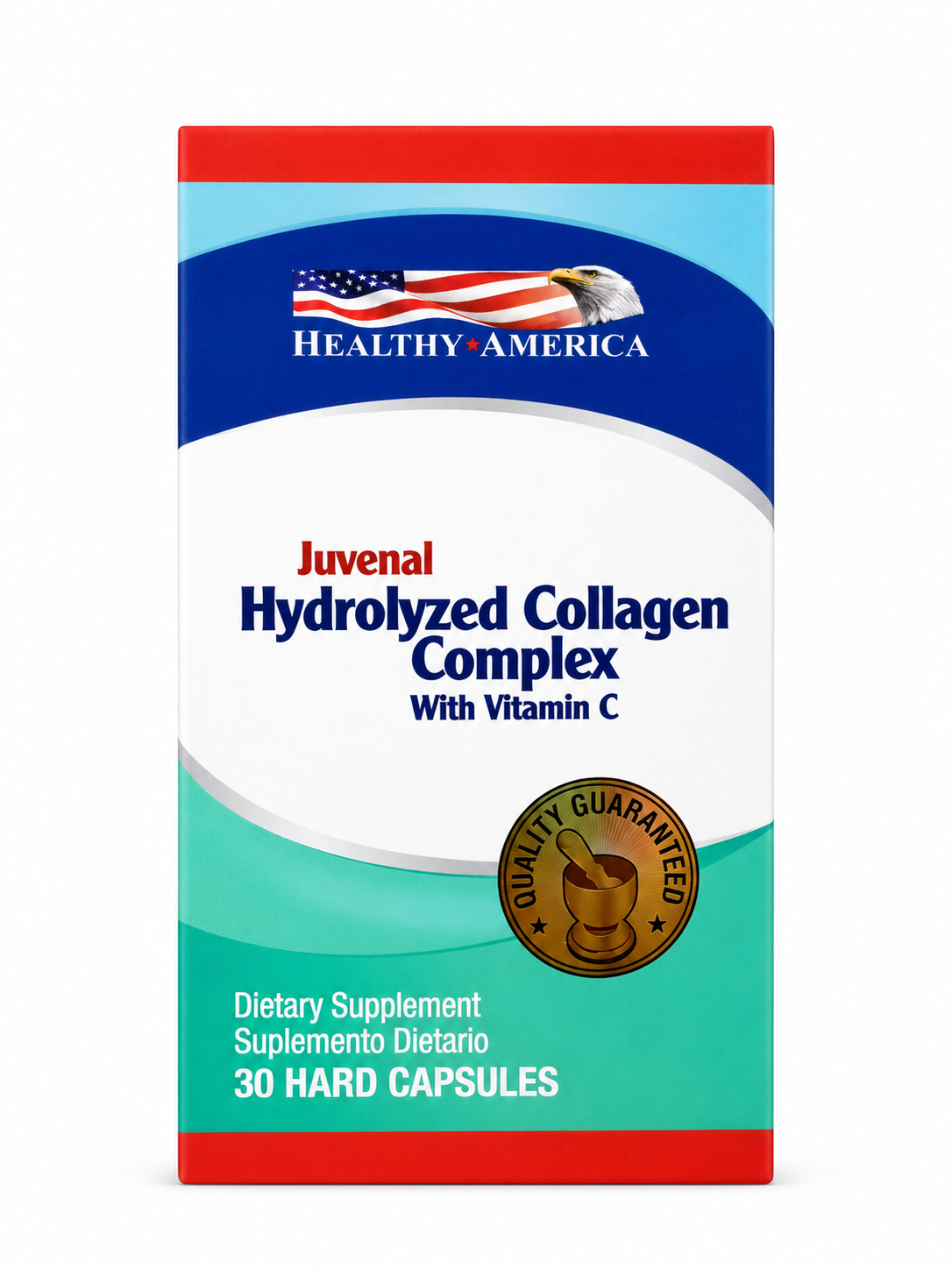Hydrolyzed Collagen Complex with Vitamin C 30 cápsulas duras.