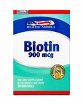 Biotin 900 mcg – Healthy America, 30 cápsulas blandas