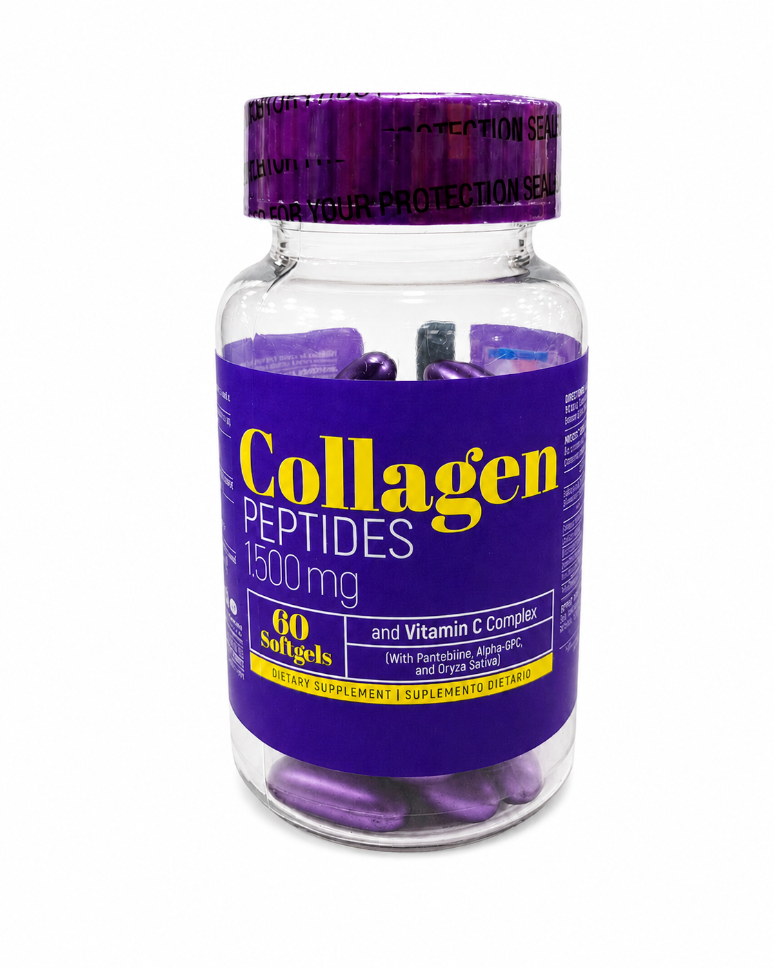 Collagen Peptides 1.500 mg 60 cápsulas blandas