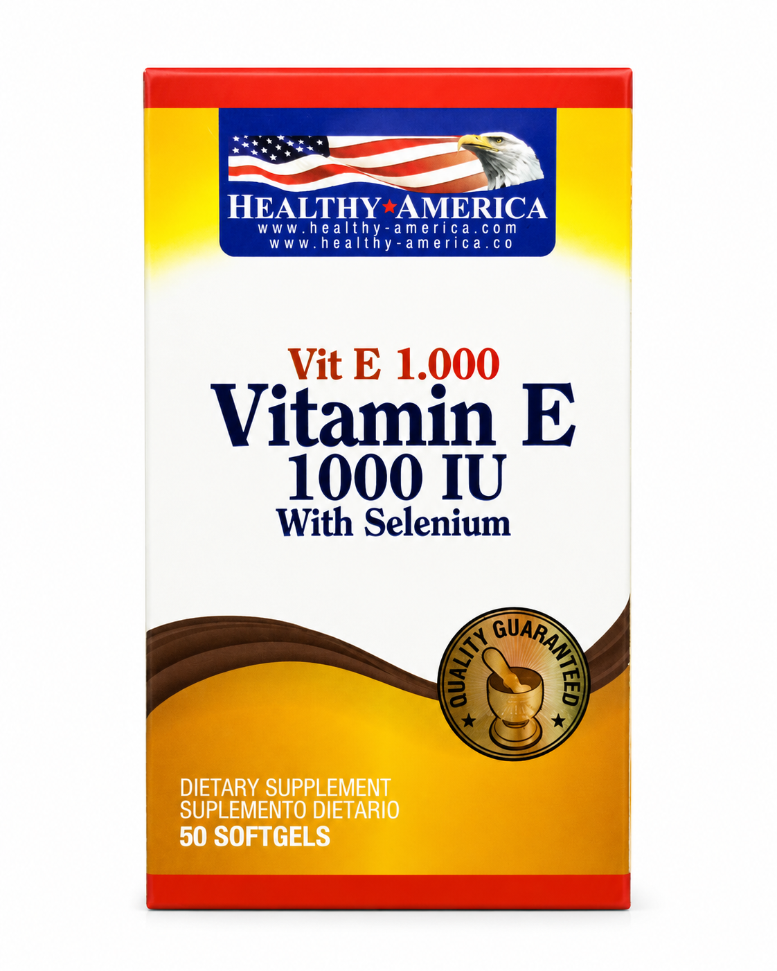 Vitamin E 1000 IU  50 cápsulas blandas