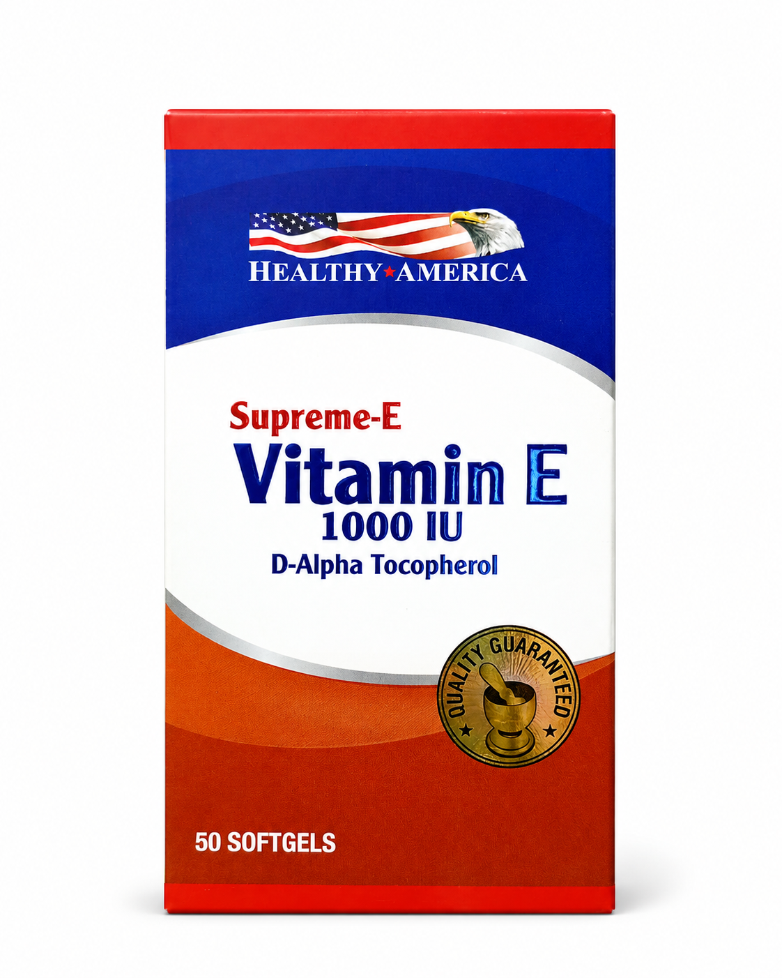 Supreme-E Vitamin E 1000 IU 50 cápsulas blandas