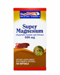 Magnesium 400 mg de Healthy America 100 cápsulas