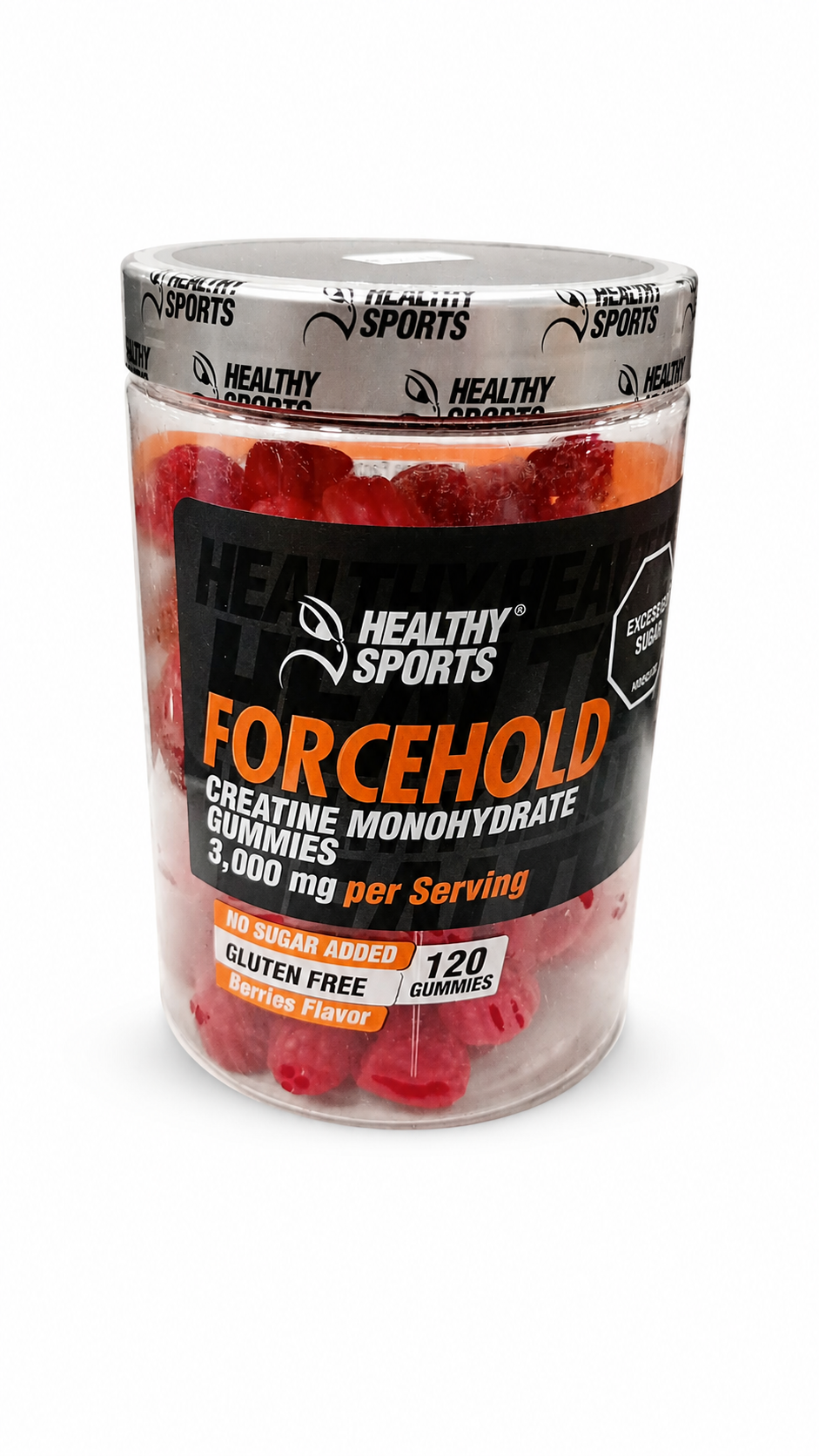 Forcehold Creatine  gomitas de creatina monohidratada 120 gomitas